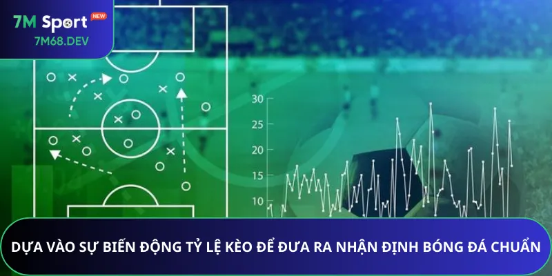 Dựa vào sự biến động tỷ lệ kèo để đưa ra nhận định bóng đá chuẩn